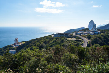 鹿児島県　内之浦宇宙空間観測所
