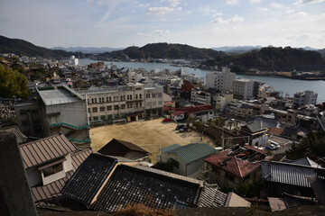 Fototapeta na wymiar 日本の広島県尾道市の美しい風景