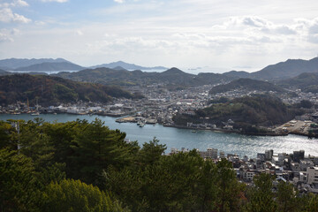 Obraz na płótnie Canvas 日本の広島県尾道市の美しい風景