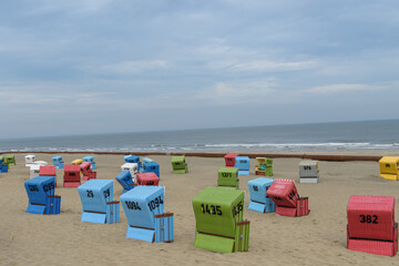 Strandkörbe auf Langeoog