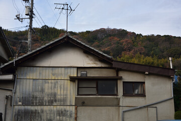 日本の広島県尾道市の古くて美しい建物