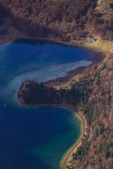 Indian summer spent hiking around Trnovacko jezero in Montenegro