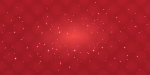 Abstract Red Starry Background Design for Holliday, Christmas