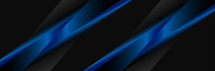 Modern dark blue background with corporate design