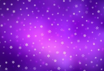 Light Purple, Pink vector texture in birthday style.