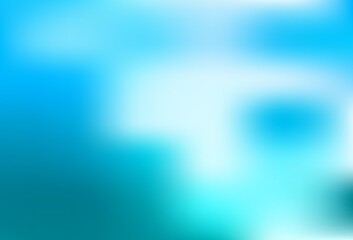 Light BLUE vector blurred shine abstract template.