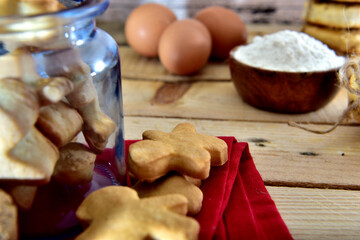 Organic homemade butter cookies