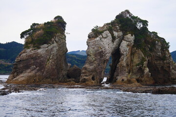 岩場（宮崎県南郷）