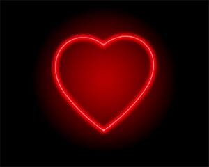 neon heart