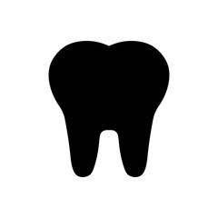 Tooth outline icon isolated. Symbol, logo illustration for mobile concept, web design and games.