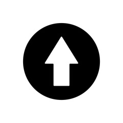 Rising arrow outline icon. Symbol, logo illustration for mobile concept and web design.