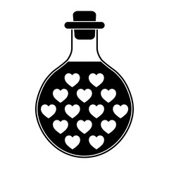 Simple illustration of heart icon for St. Valentines Day