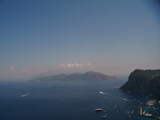 The marvelous beauty of the Amalfi coast with its blue sea and its enchanted places