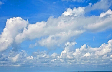 Fototapeta premium Background of Clouds and blue sky