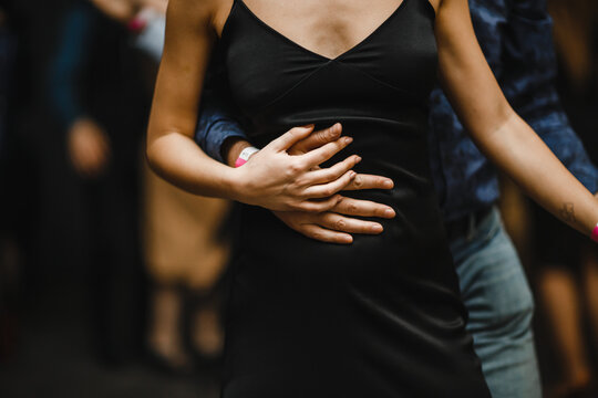 Kharkiv. Ukraine. 19.12.2020 dancers dancing during coronavirus at party