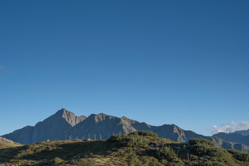 Blick auf die Jaufenspitze in Südtirol