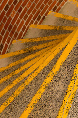 Painted Spiral Stairs