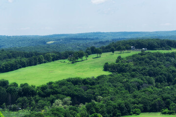 Fototapeta na wymiar New Preston Connecticut summer landscape