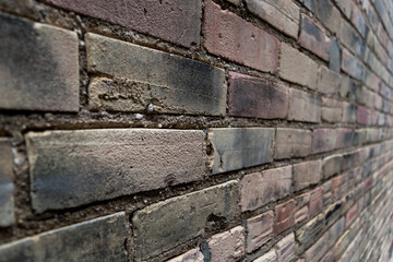 Brick Wall at an Angled Perspective