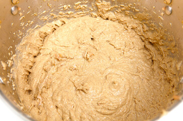 Paste of fresh salmon, salmon oil, vitamins, minerals and trace elements for ferret and cat supplement food
