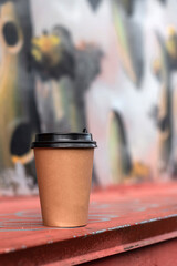 cup of coffee on the street