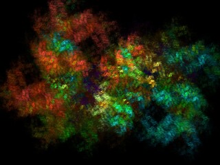 Imaginatory fractal background Image