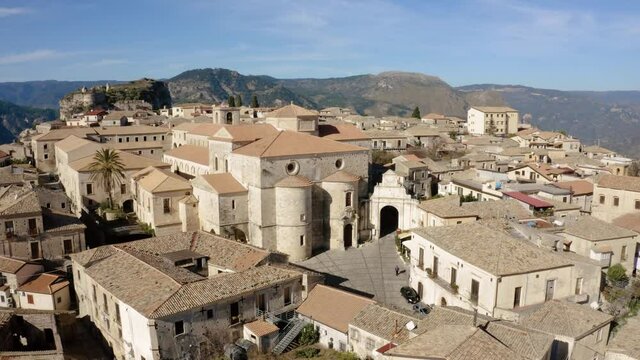 Concattedrale di Gerace vista aerea