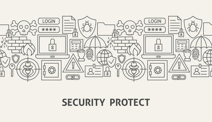 Security Protect Banner Concept