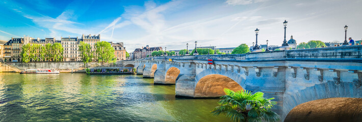 Pont des Arts, Paris, France - obrazy, fototapety, plakaty