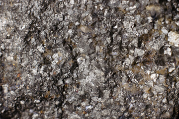 Pyrite also known as fool's gold. made up of a chemical composition of iron sulfide (FeS2)