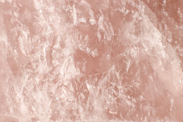 Fototapeta premium Rose quartz also known as Pink Quartz 