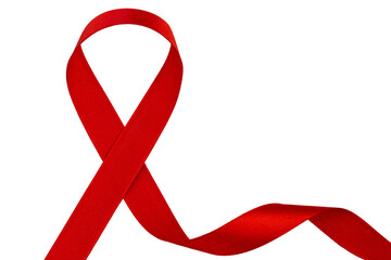 bow with red ribbon representing world aids prevention day