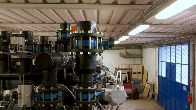 Water pipe in a sewage treatment plant, industrial purification treatment system