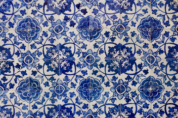 Tile(Azulejo) pattern at Convent of Christ, Tomar, Portugal