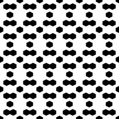 Fototapeta premium Seamless pattern. Hexagons, figures ornament. Polygons background. Hexahedrons, shapes wallpaper. Geometrical backdrop. Digital paper, web designing, textile print