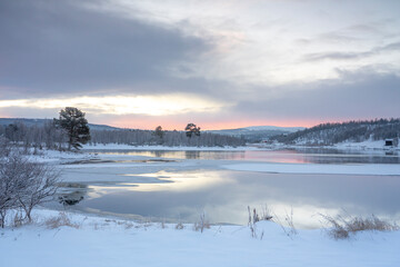 Norwegian winter landscape