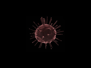 Coronavirus Health Danger as a 3D illustration