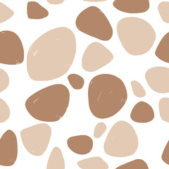 Modern Natural Abstractions seamless pattern