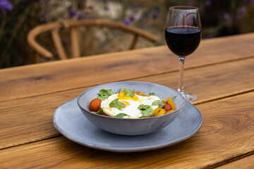 wine with food