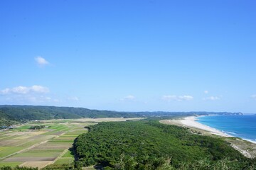 Scenic Landscape from Cape Kadokura in Tanegashima island, Kagoshima prefecture, Japan - 種子島 門倉岬からの眺望	