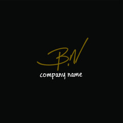 BN Handwritten Logo for Identity