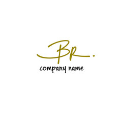 BR Handwritten Logo for Identity