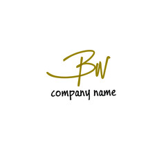 BW Handwritten Logo for Identity