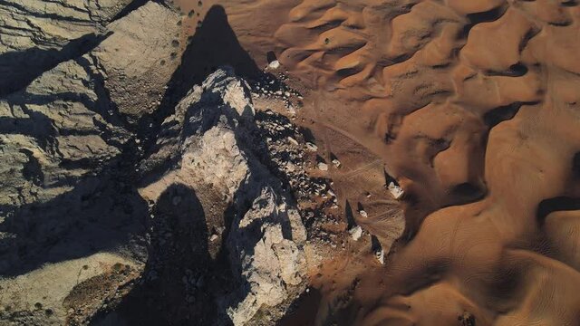 Fossil Rock in the Sharjah desert of the United Arab Emirates
