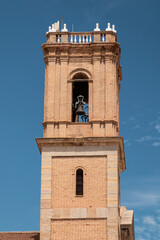 view of the church de Nuestra Senora del Consuelo located in altea