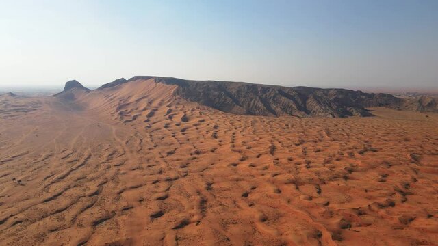 Fossil Rock in the Sharjah desert of the United Arab Emirates