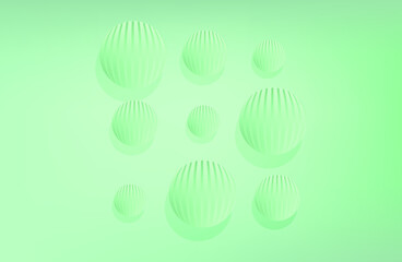 Balloons, neo mint.  background of and turquoise mint texture. Vector illustration