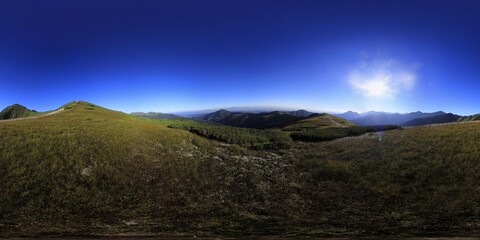 Western Tatra in the Sunny Day HDRI Panorama