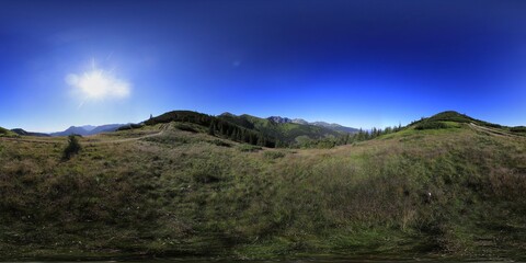 Western Tatra in the Sunny Day HDRI Panorama