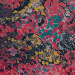 Black Artistic Background. Dark Stylish Pattern. Red Tie Design. Pink Multicolor Background. Violet Popular Design. Grey Acrylic Postcard. Black Abstract Texture.